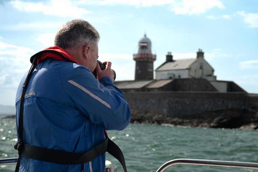 man at fenit lighthouse