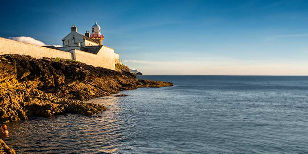 Fenit Lighthouse at Sunset